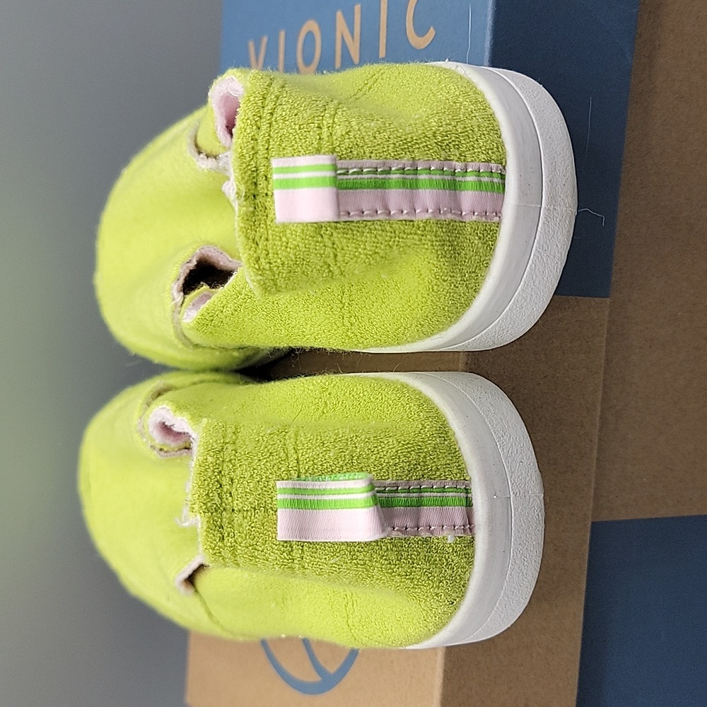 Vionic Malibu LIME Terry Sneakers size 8 - Picture 4 of 10
